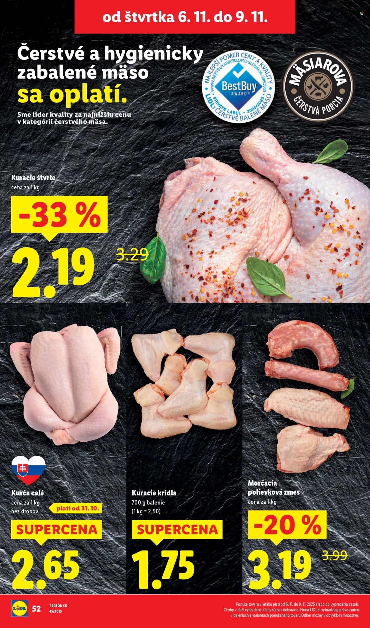 LIDL leták - Od pondelka 3.11.2025 (2025-11-03 - 2025-11-09) | 64