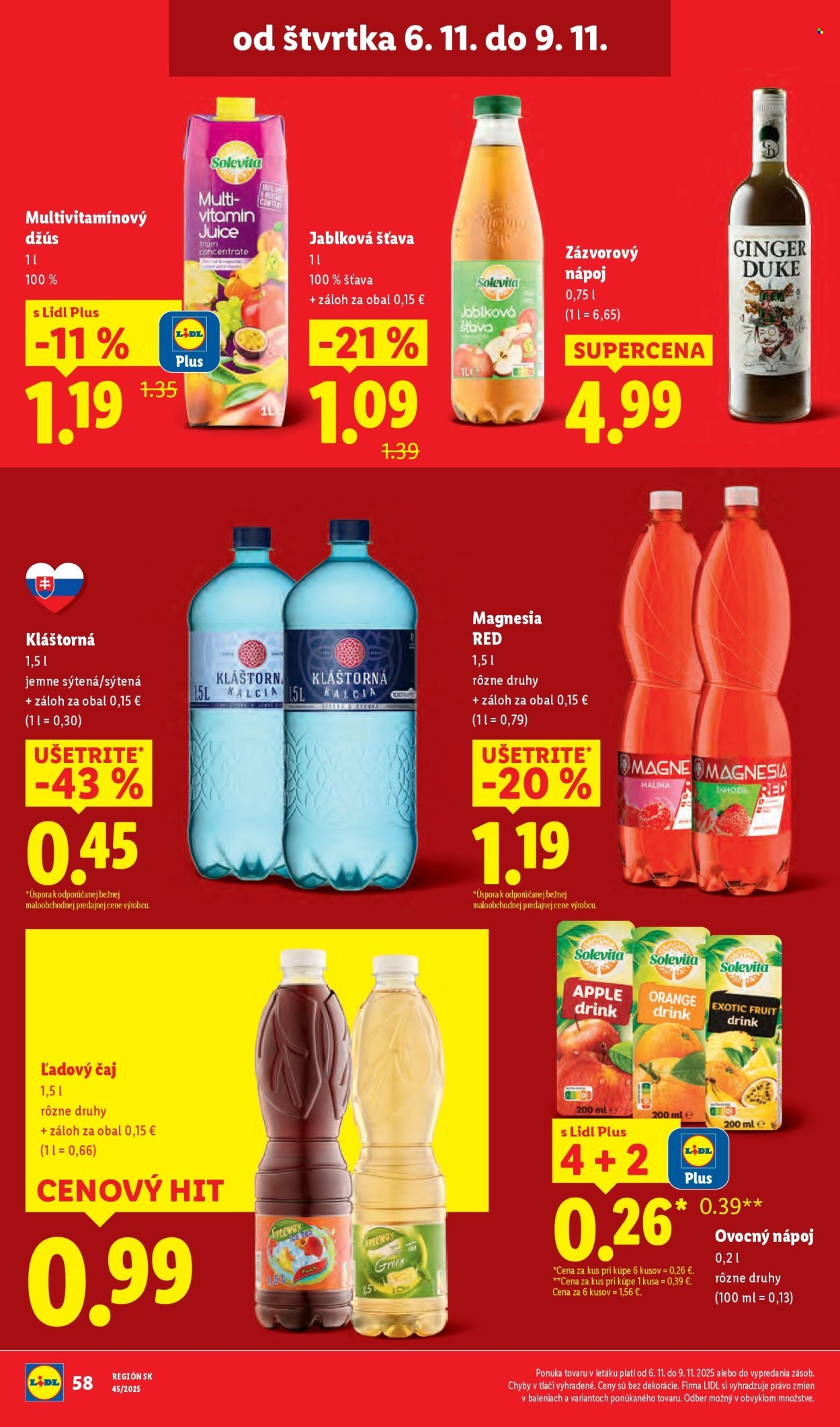 LIDL leták - Od pondelka 3.11.2025 (2025-11-03 - 2025-11-09) | 71