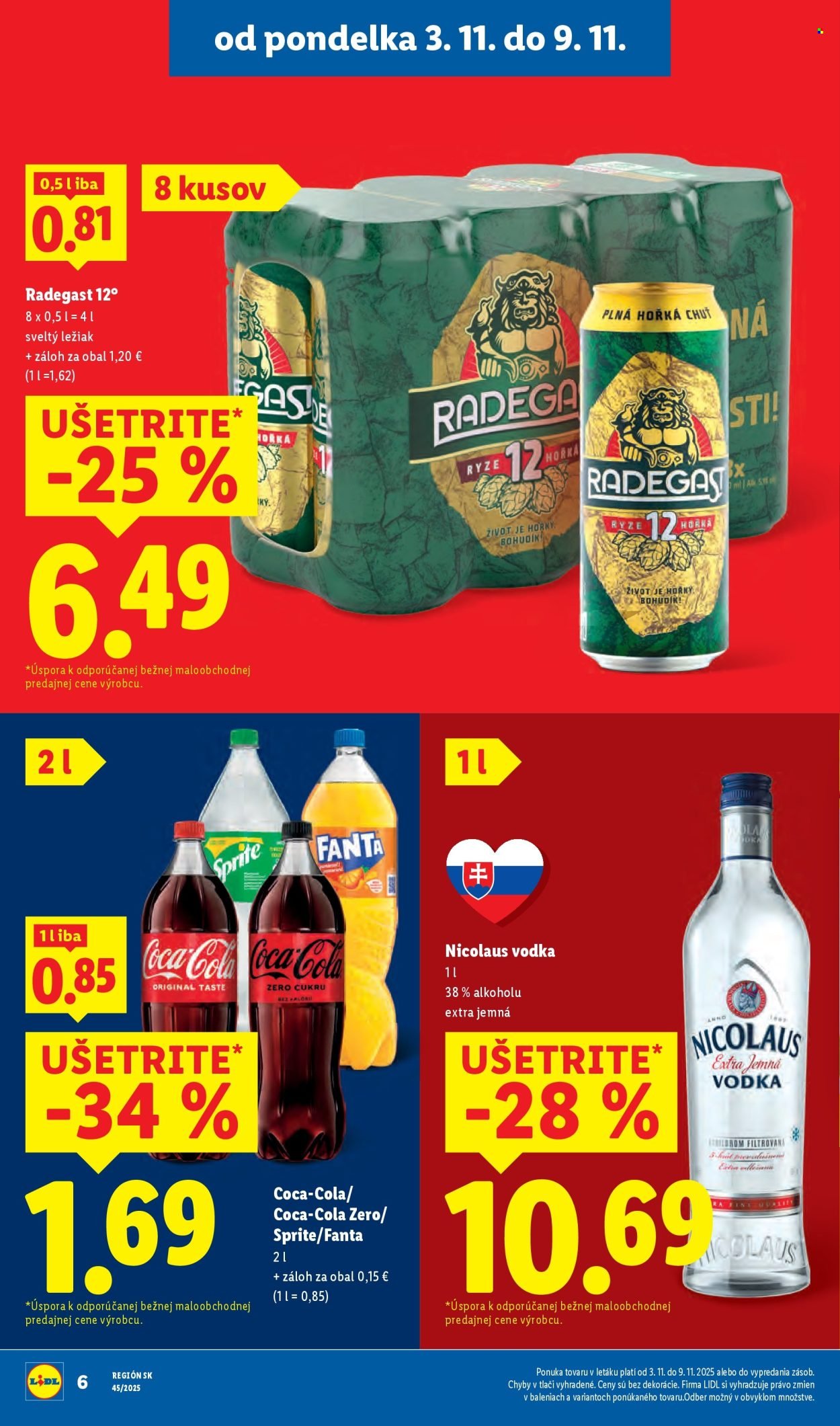 LIDL leták - Od pondelka 3.11.2025 (2025-11-03 - 2025-11-09) | 10