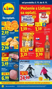 LIDL leták - Od pondelka 3.11.2025 (2025-11-03 - 2025-11-09)