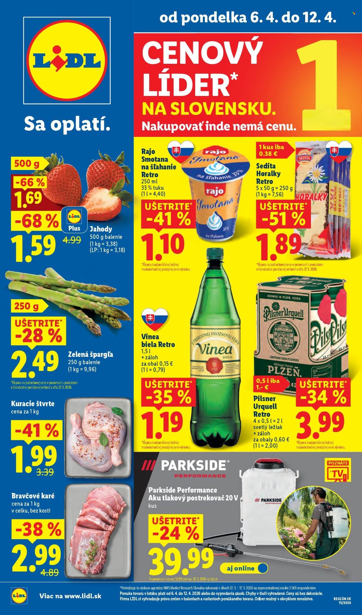 LIDL leták - Od pondelka 6.4.2026 (2026-04-06 - 2026-04-12) | 1