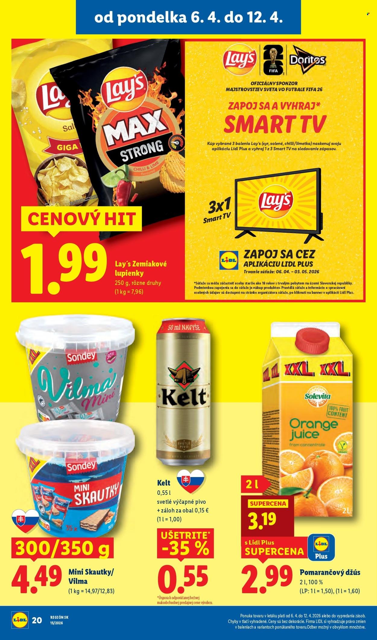 LIDL leták - Od pondelka 6.4.2026 (2026-04-06 - 2026-04-12) | 22