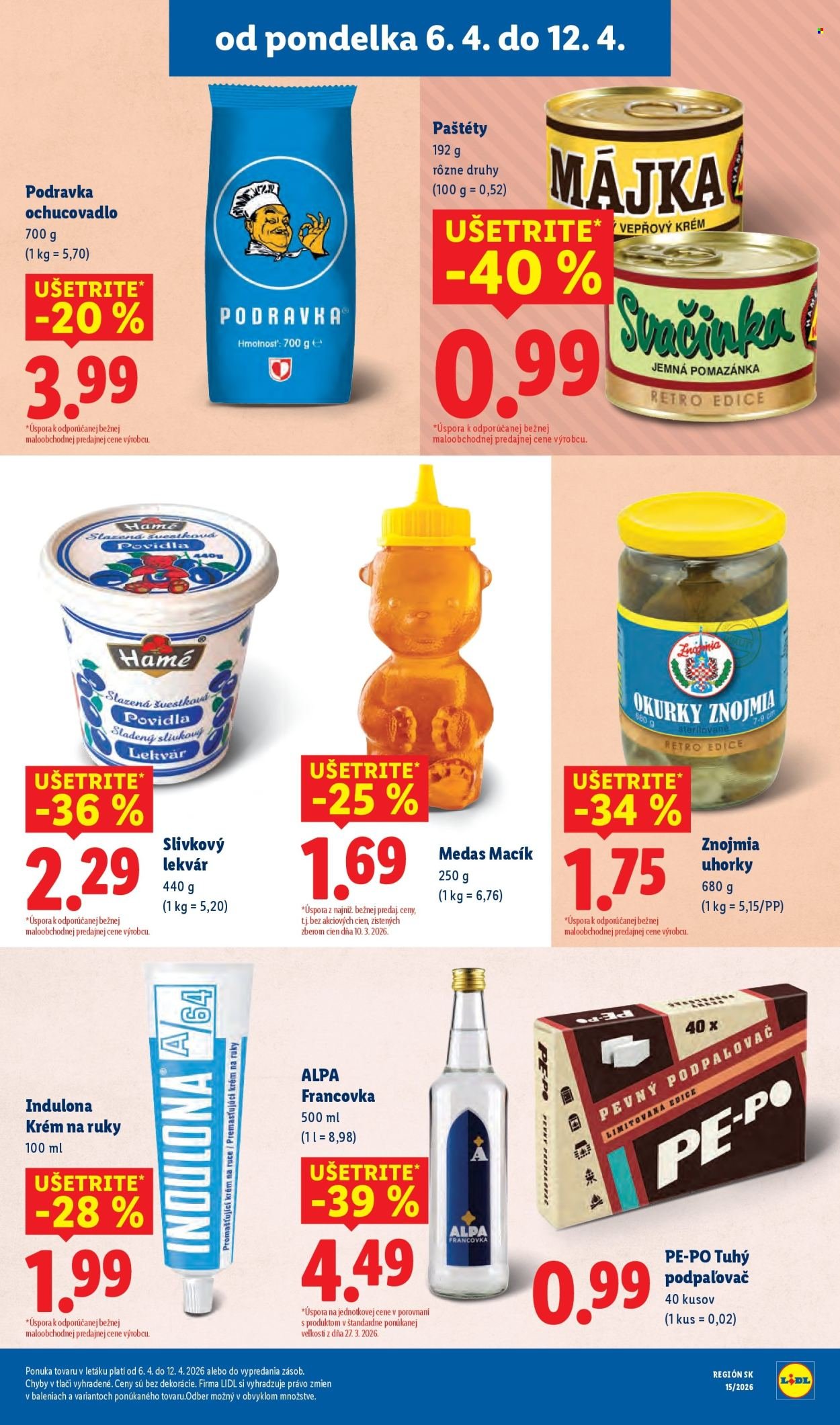 LIDL leták - Od pondelka 6.4.2026 (2026-04-06 - 2026-04-12) | 30