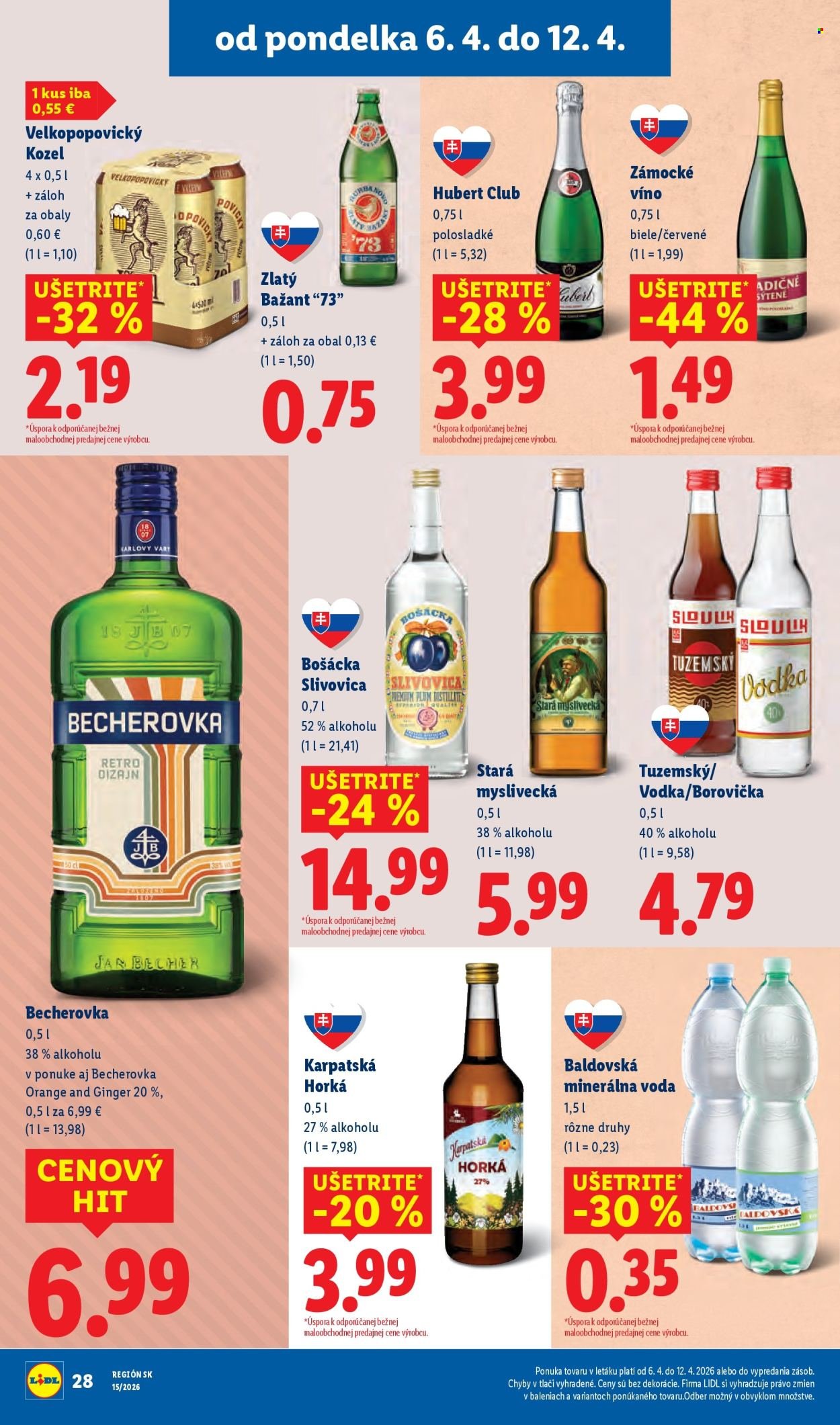LIDL leták - Od pondelka 6.4.2026 (2026-04-06 - 2026-04-12) | 31