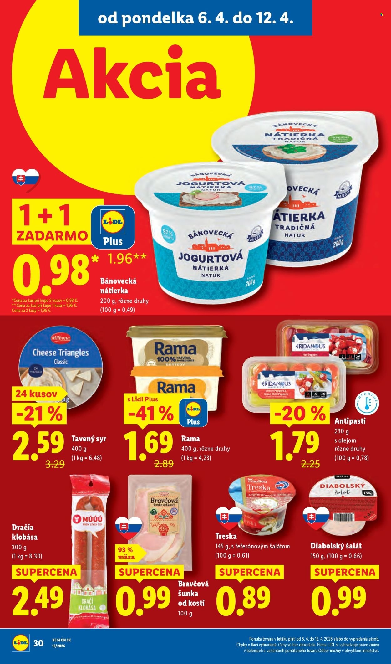 LIDL leták - Od pondelka 6.4.2026 (2026-04-06 - 2026-04-12) | 32