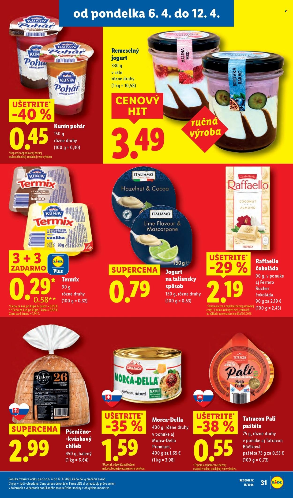 LIDL leták - Od pondelka 6.4.2026 (2026-04-06 - 2026-04-12) | 33