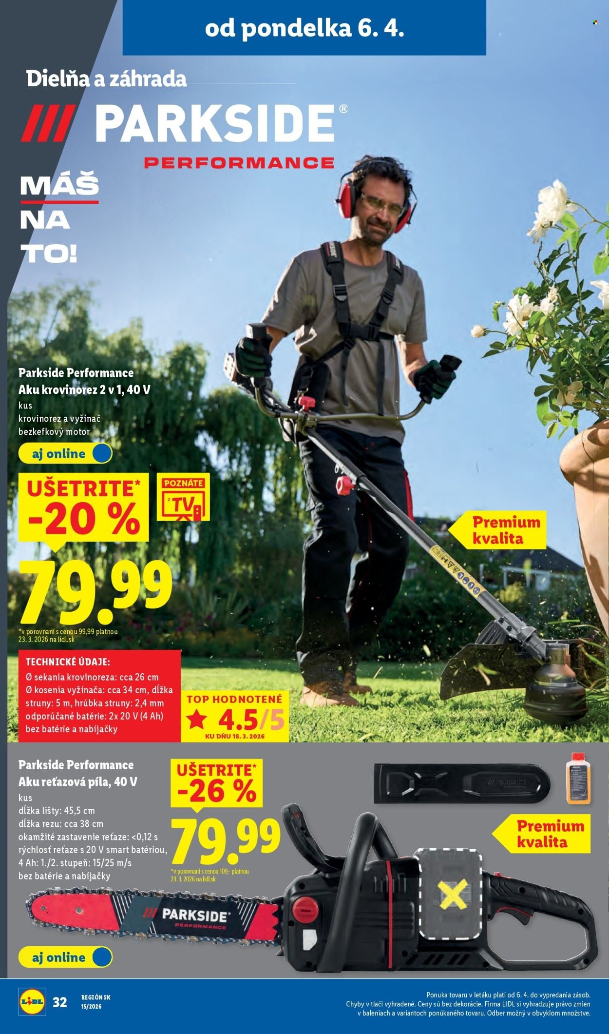 LIDL leták - Od pondelka 6.4.2026 (2026-04-06 - 2026-04-12) | 36