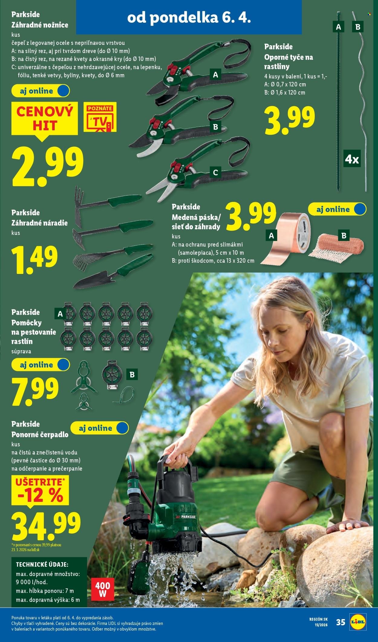 LIDL leták - Od pondelka 6.4.2026 (2026-04-06 - 2026-04-12) | 39