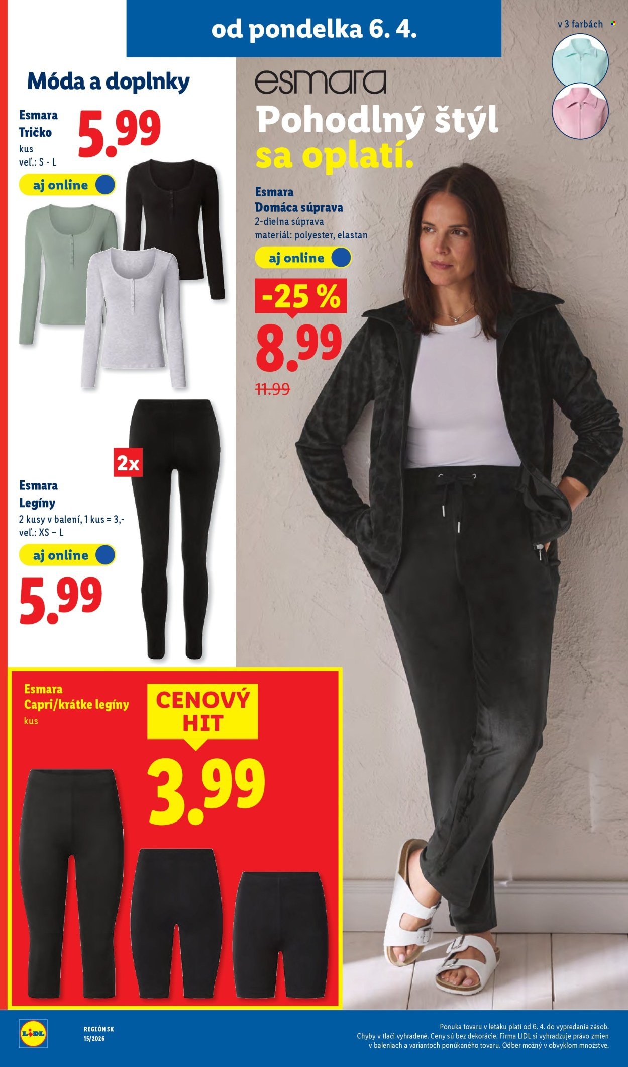 LIDL leták - Od pondelka 6.4.2026 (2026-04-06 - 2026-04-12) | 46