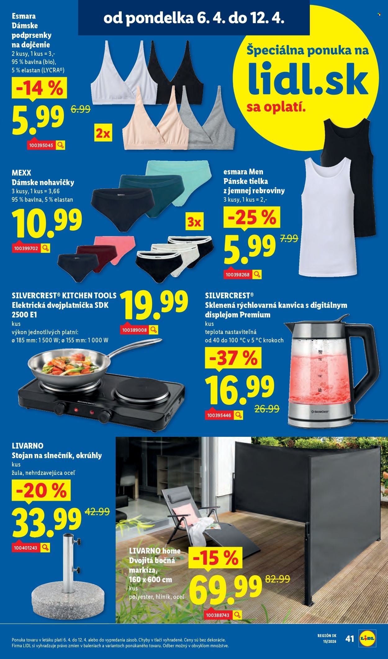 LIDL leták - Od pondelka 6.4.2026 (2026-04-06 - 2026-04-12) | 47