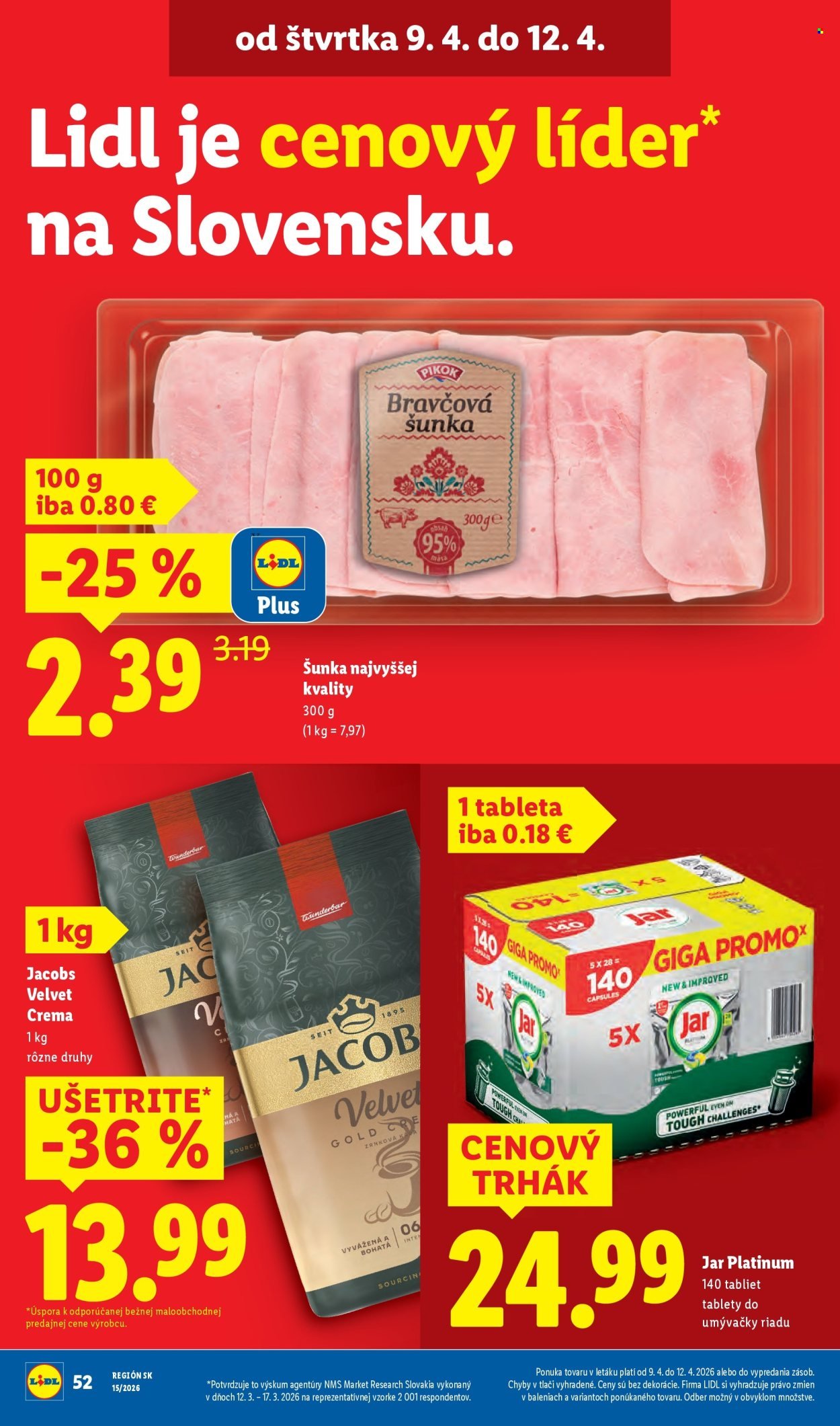 LIDL leták - Od pondelka 6.4.2026 (2026-04-06 - 2026-04-12) | 52