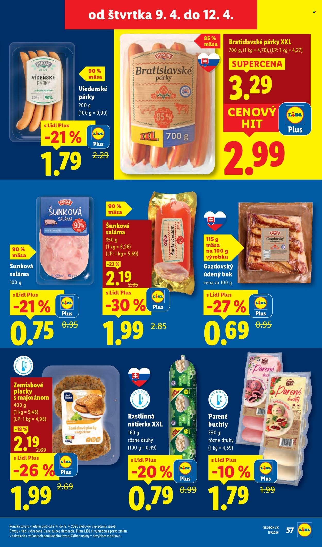 LIDL leták - Od pondelka 6.4.2026 (2026-04-06 - 2026-04-12) | 57