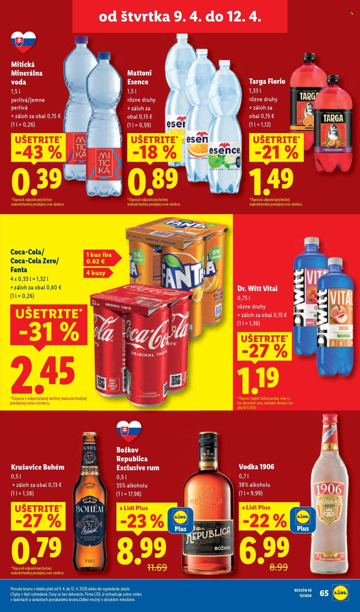 LIDL leták - Od pondelka 6.4.2026 (2026-04-06 - 2026-04-12) | 67