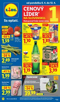 LIDL leták - Od pondelka 6.4.2026 (2026-04-06 - 2026-04-12)