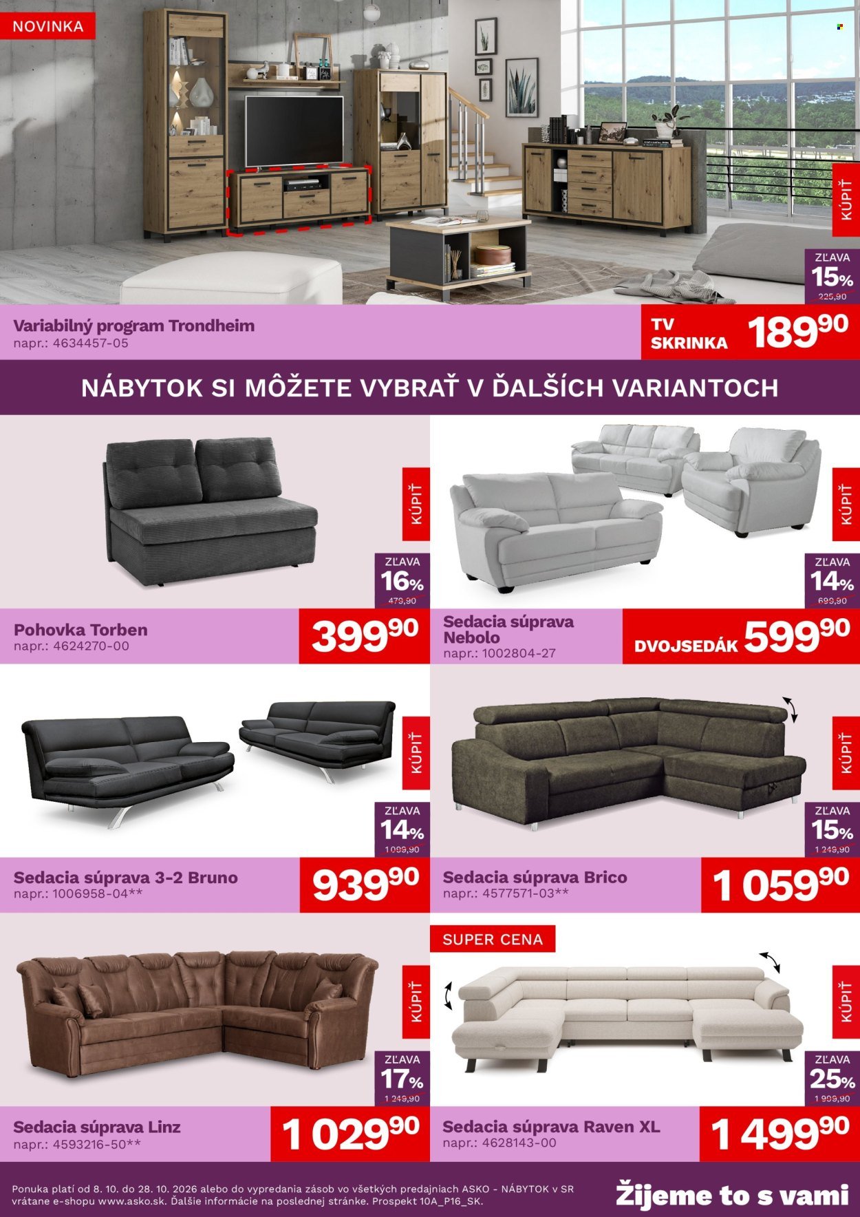 ASKO NÁBYTOK leták - Akciová ponuka