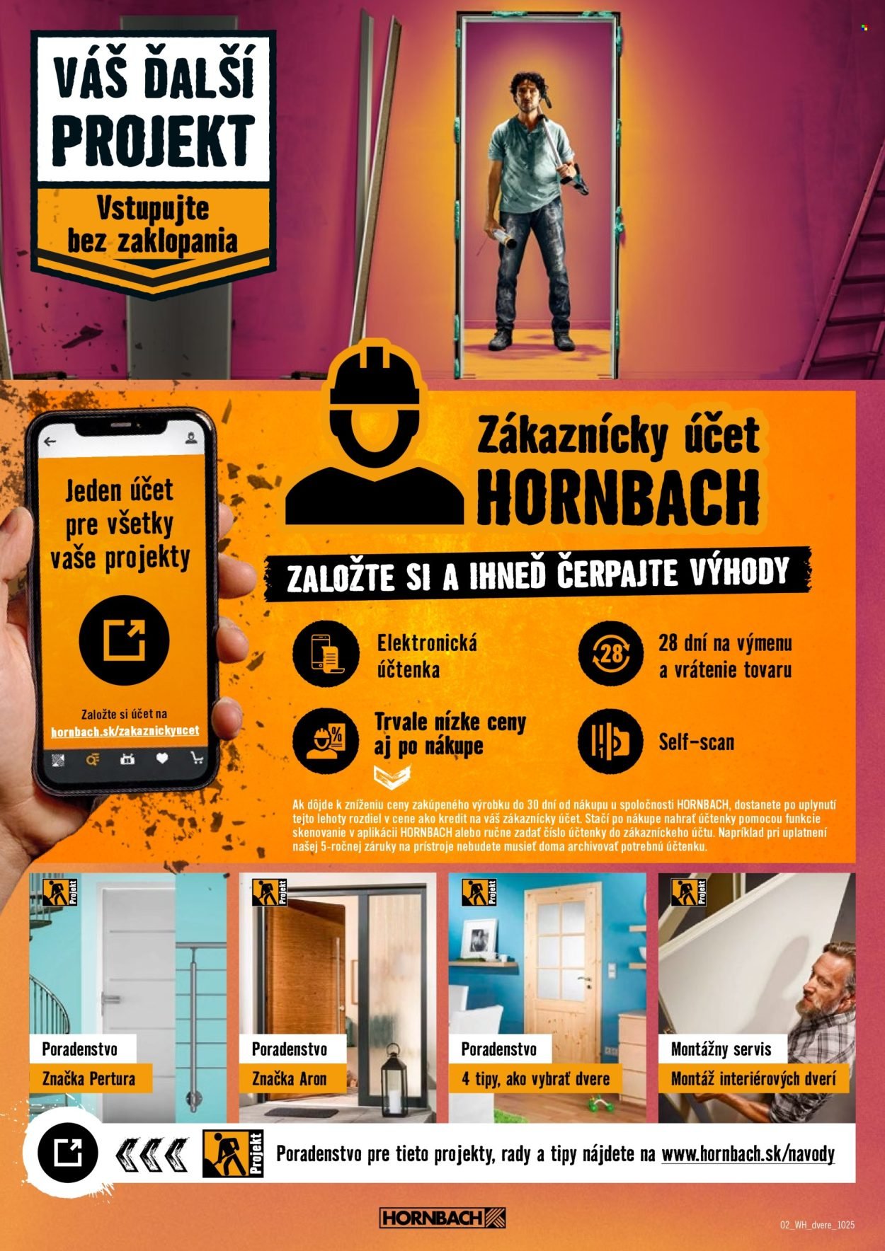 HORNBACH leták - Dvere (2025-10-22 - 2025-11-05) | 2