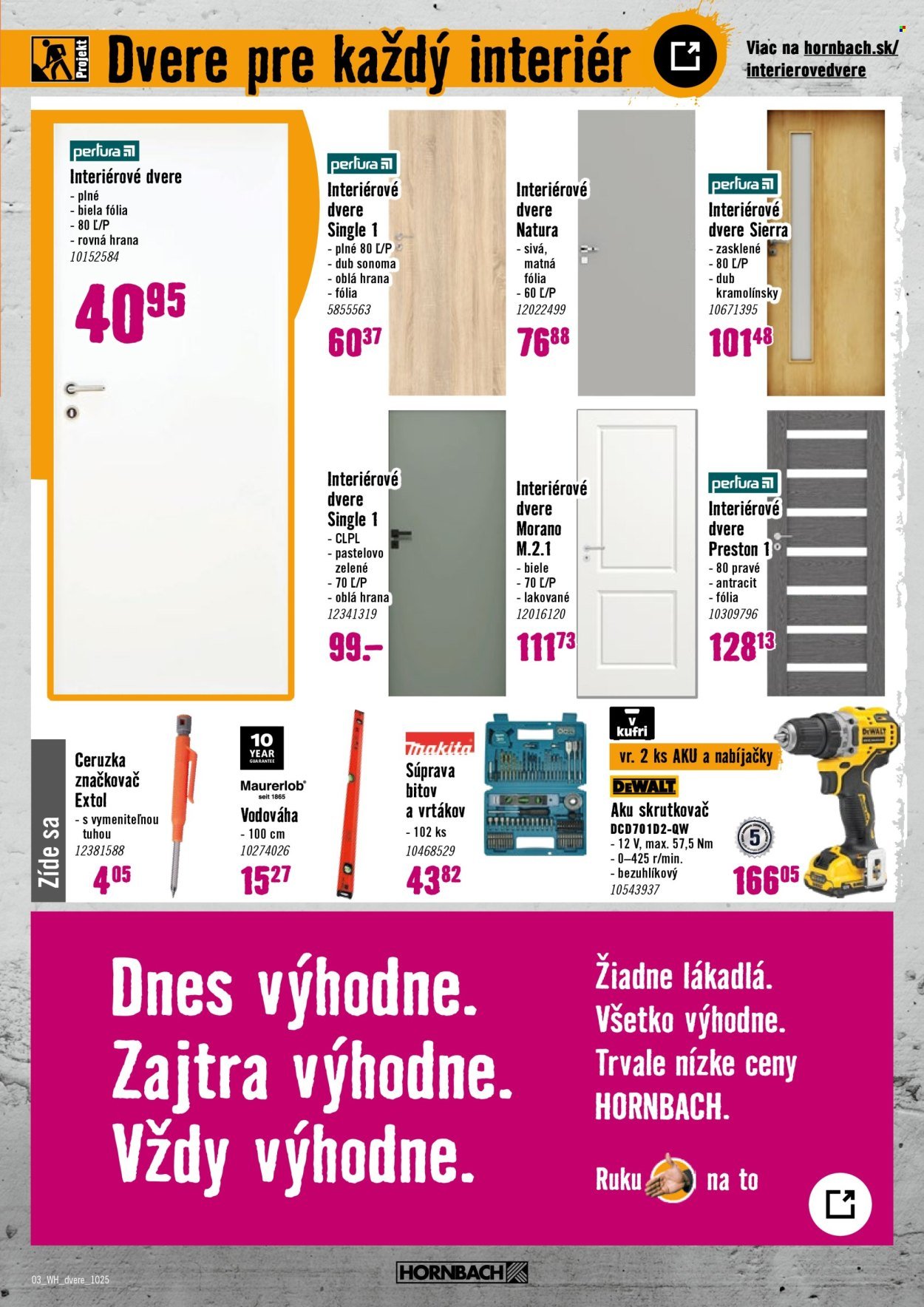 HORNBACH leták - Dvere (2025-10-22 - 2025-11-05) | 3