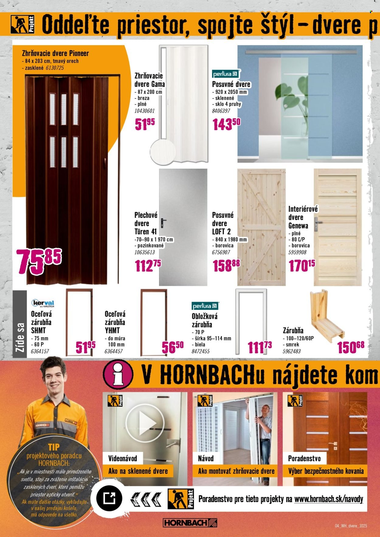 HORNBACH leták - Dvere (2025-10-22 - 2025-11-05) | 4
