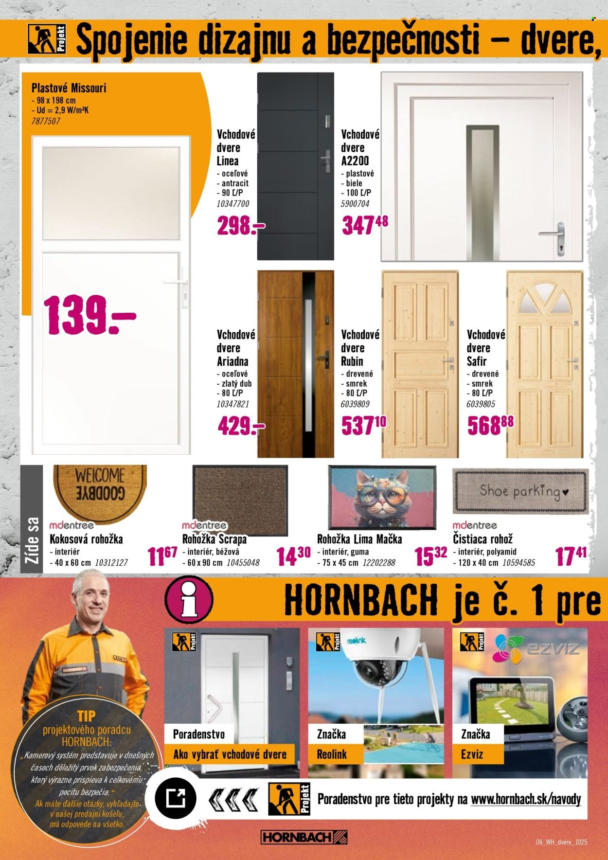 HORNBACH leták - Dvere (2025-10-22 - 2025-11-05) | 6