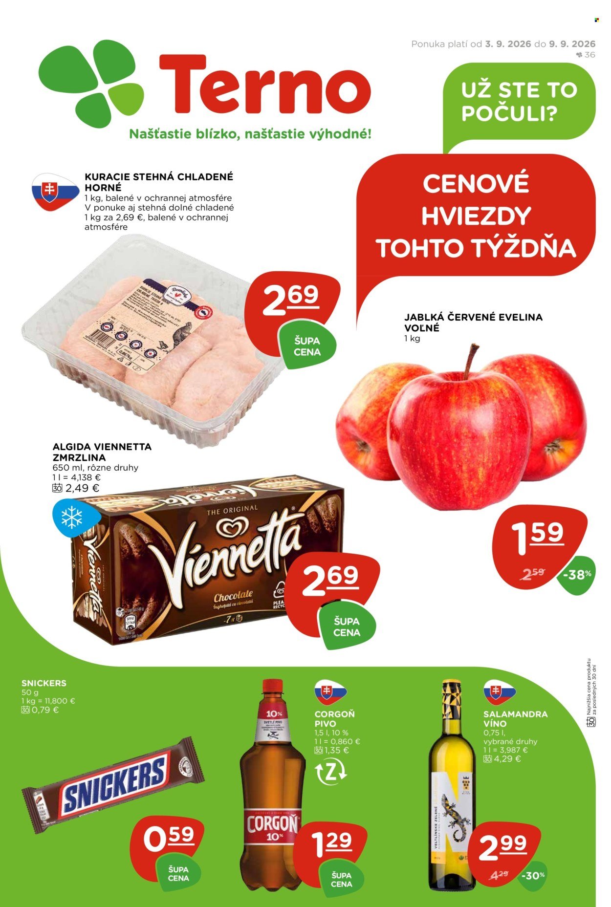 TERNO leták - Od štvrtka 3.9.2026
