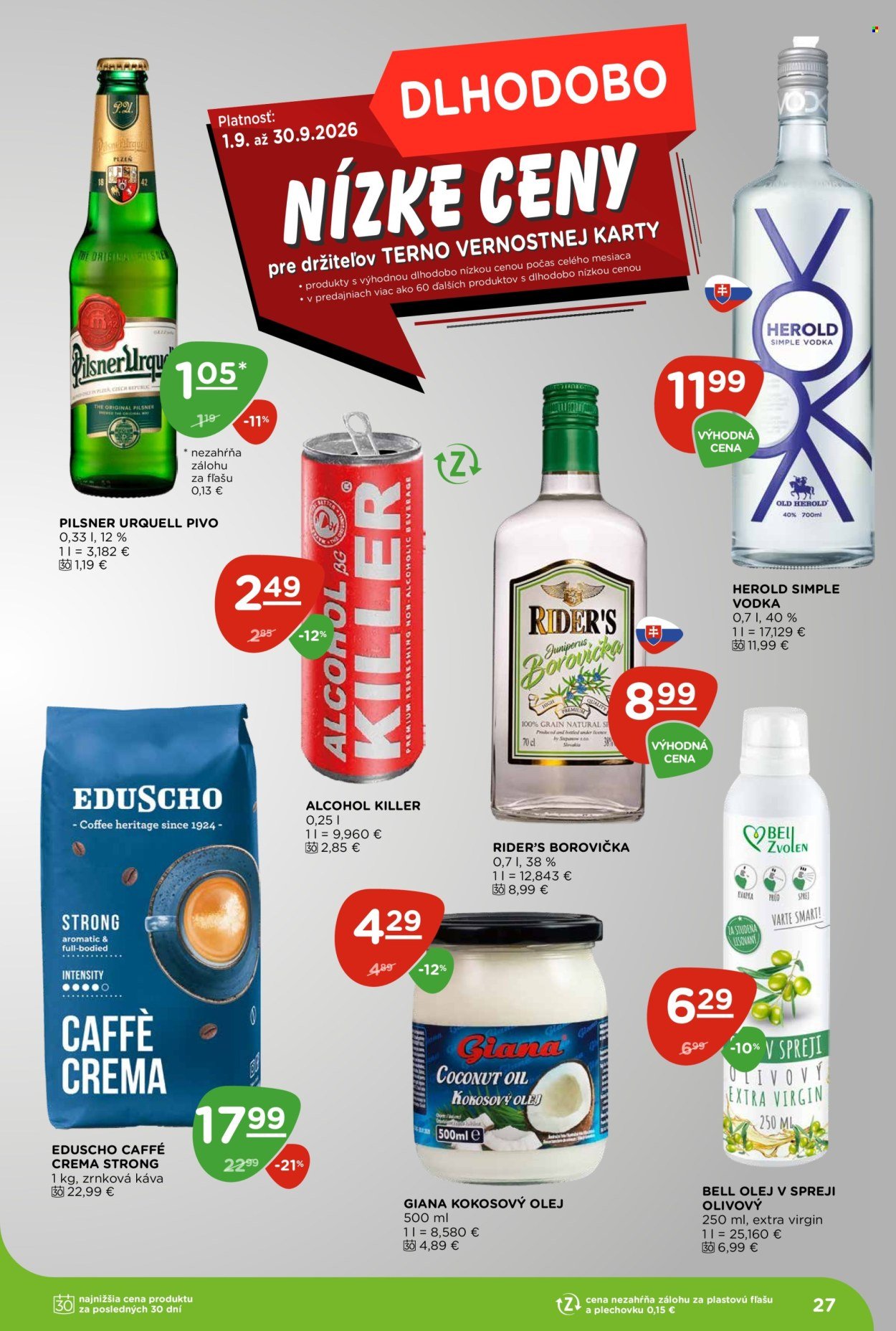 TERNO leták - Od štvrtka 3.9.2026