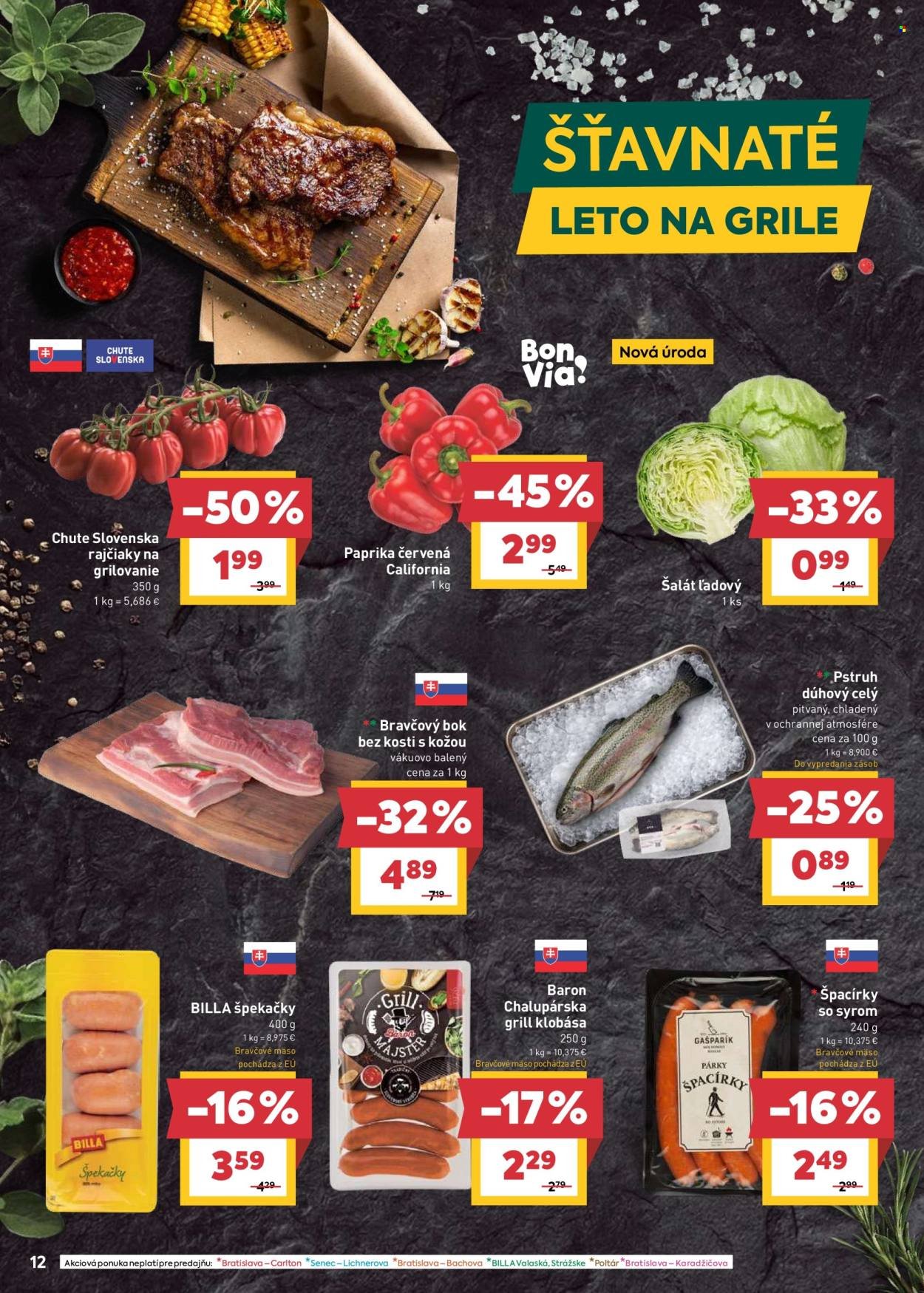BILLA leták - Od stredy 27.5.2026 (2026-05-27 - 2026-06-02) | 12