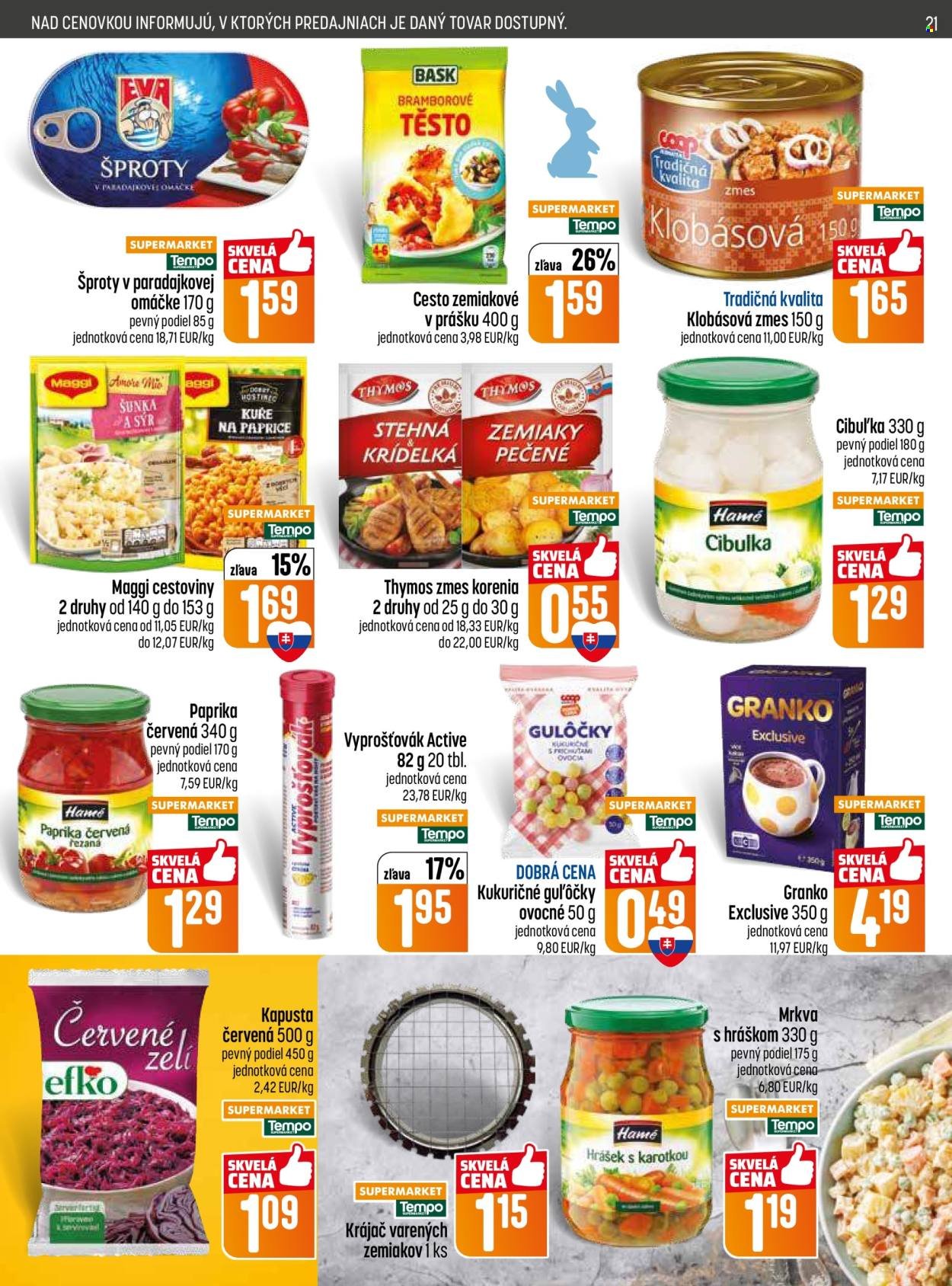 COOP JEDNOTA leták - Od štvrtka 26.3.2026 (2026-03-26 - 2026-04-01) | 21