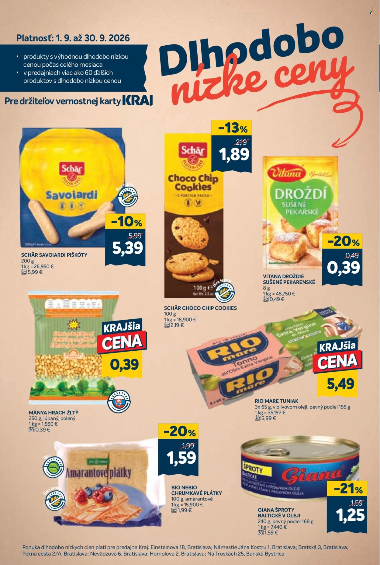 KRAJ leták - Od štvrtka 27.8.2026