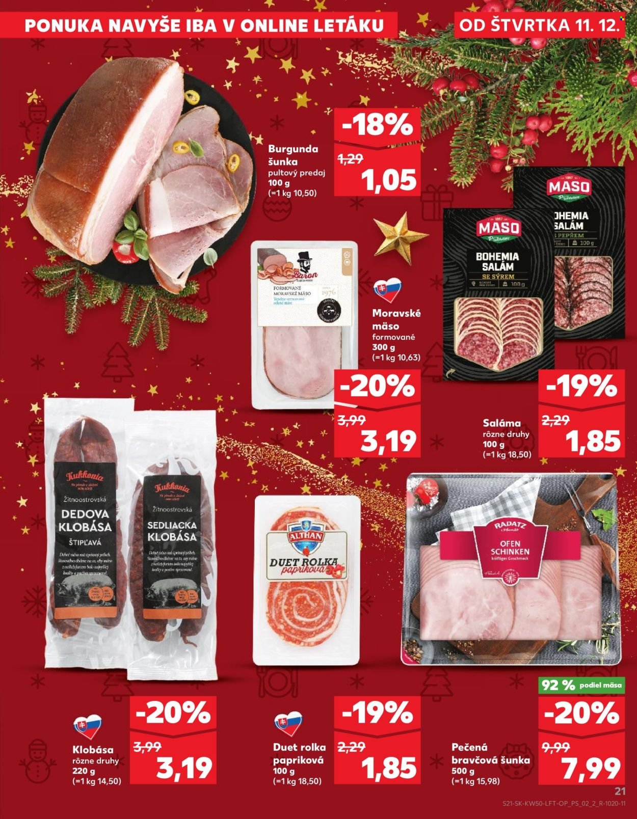 KAUFLAND leták - Od štvrtka 11.12.2025 (2025-12-11 - 2025-12-17) | 21