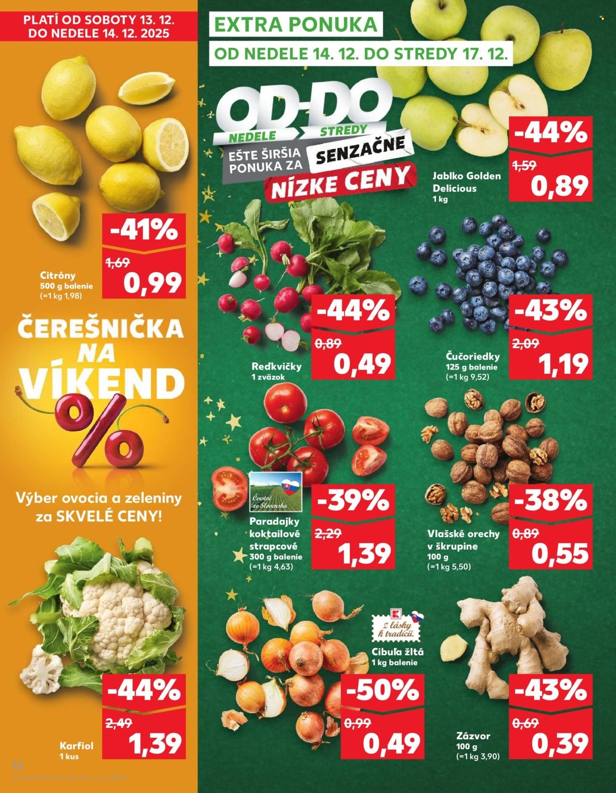 KAUFLAND leták - Od štvrtka 11.12.2025 (2025-12-11 - 2025-12-17) | 72