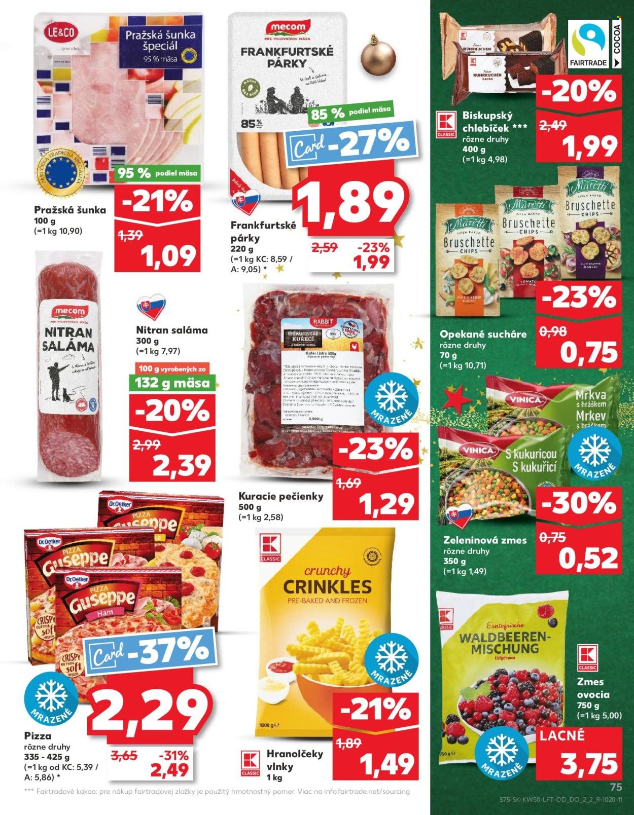 KAUFLAND leták - Od štvrtka 11.12.2025 (2025-12-11 - 2025-12-17) | 75