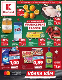 KAUFLAND leták - Od štvrtka 11.12.2025 (2025-12-11 - 2025-12-17)