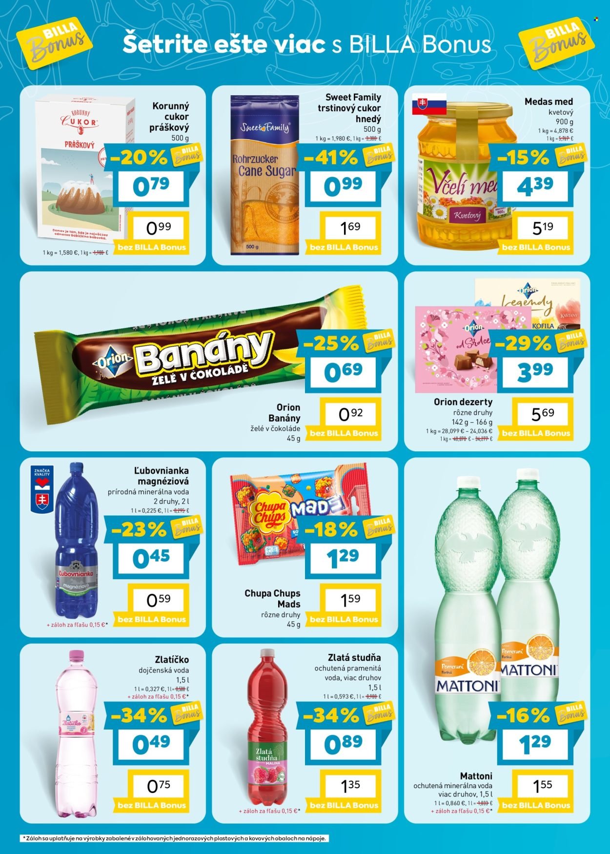 BILLA leták - Bonus leták