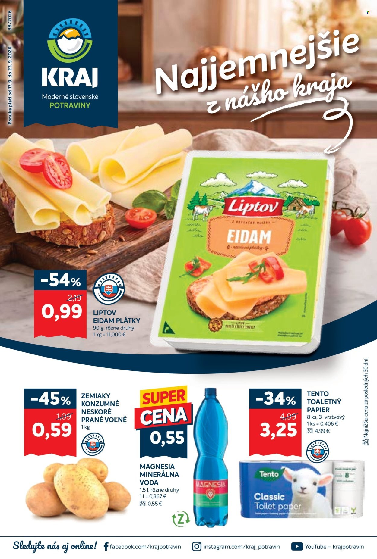 KRAJ leták - Od štvrtka 17.9.2026