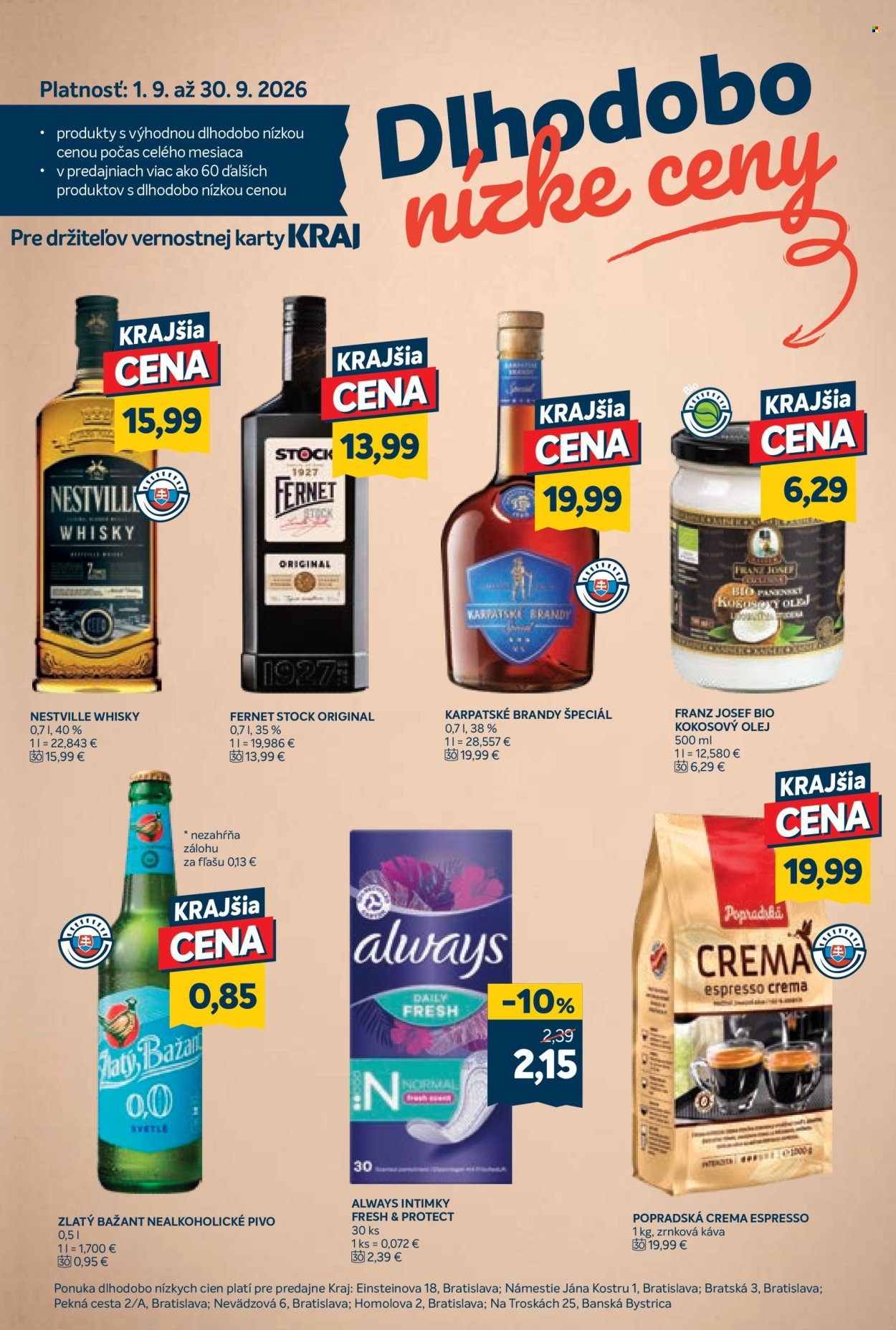 KRAJ leták - Od štvrtka 17.9.2026