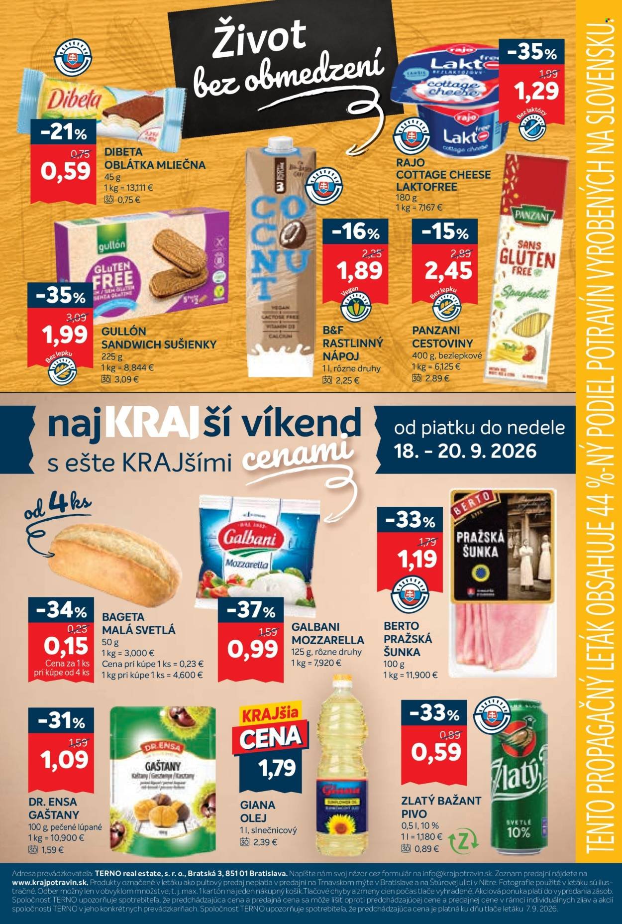 KRAJ leták - Od štvrtka 17.9.2026