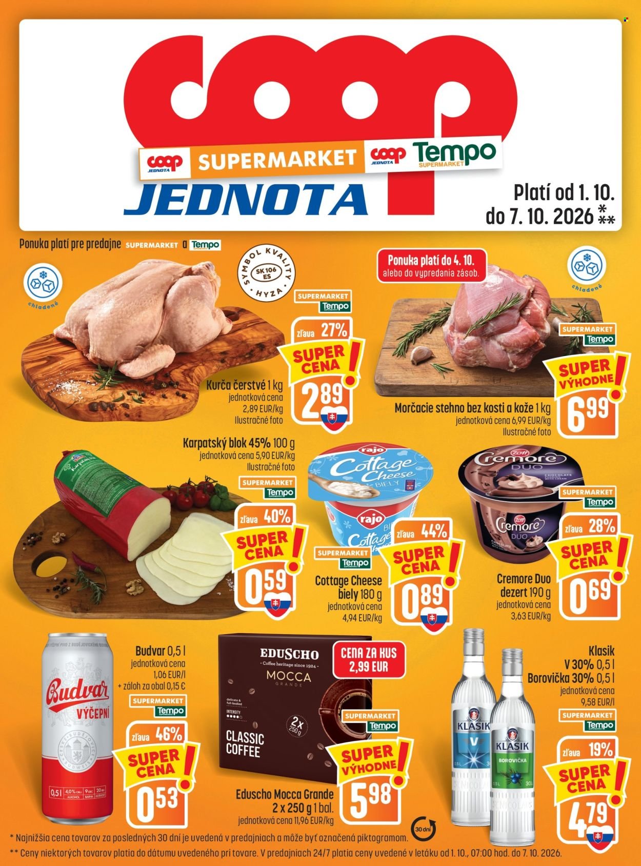COOP JEDNOTA leták - Od štvrtka 1.10.2026