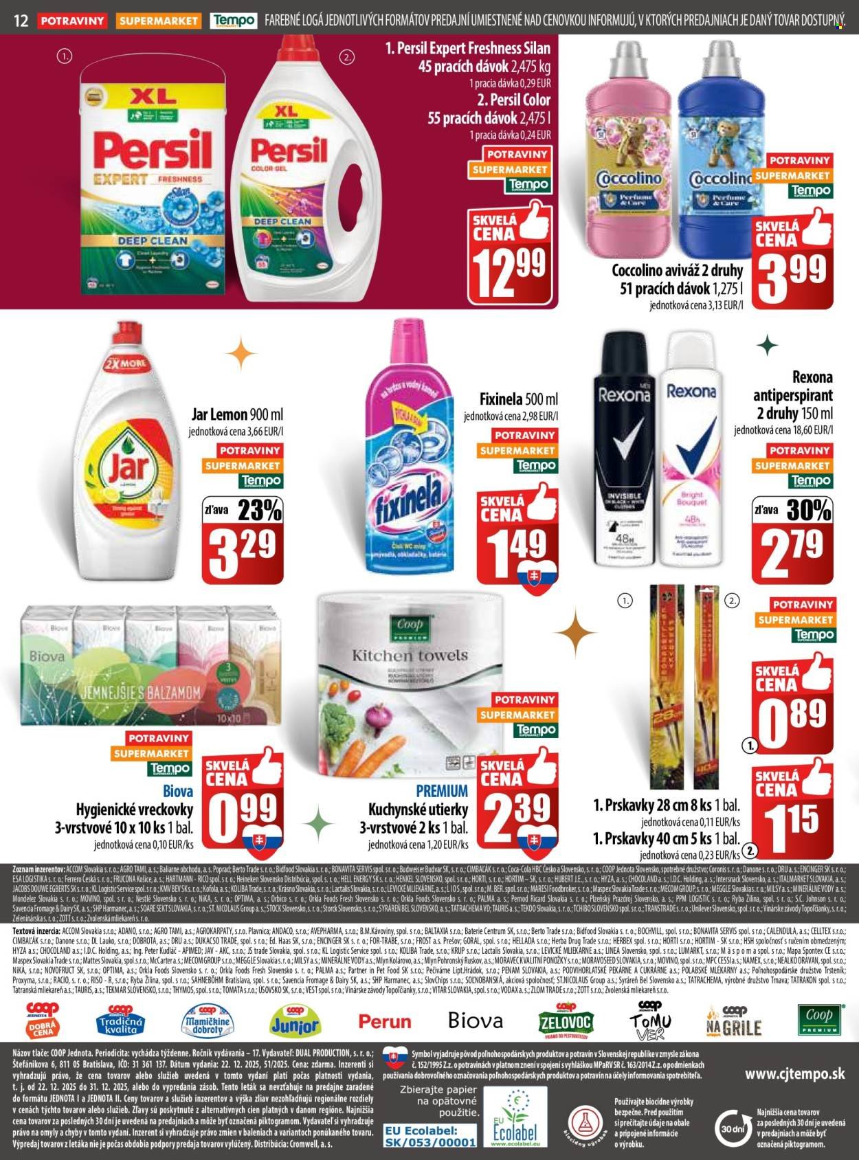 COOP JEDNOTA leták - Od pondelka 22.12.2025 (2025-12-22 - 2025-12-31) | 12