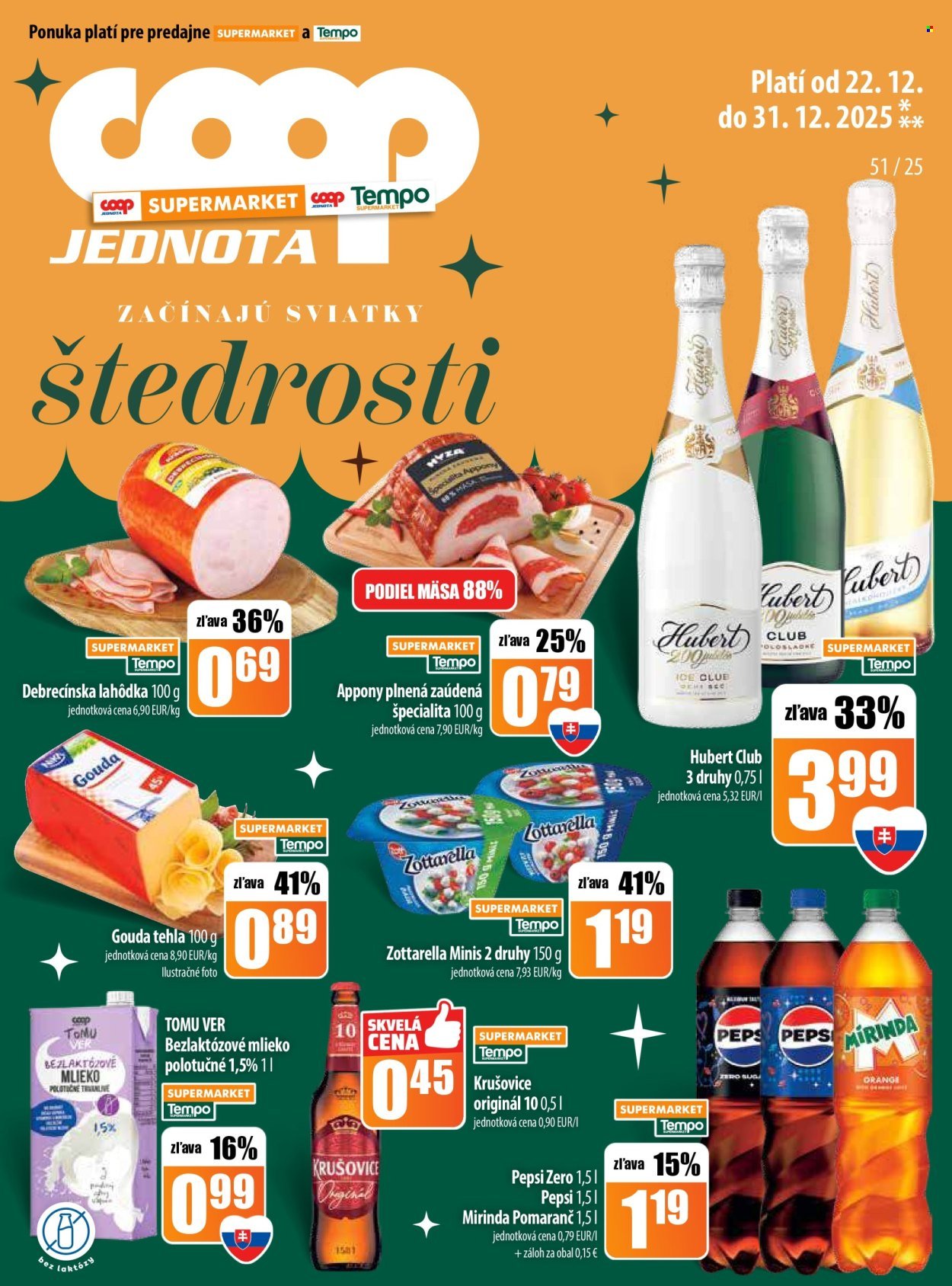 COOP JEDNOTA leták - Od pondelka 22.12.2025 (2025-12-22 - 2025-12-31) | 13