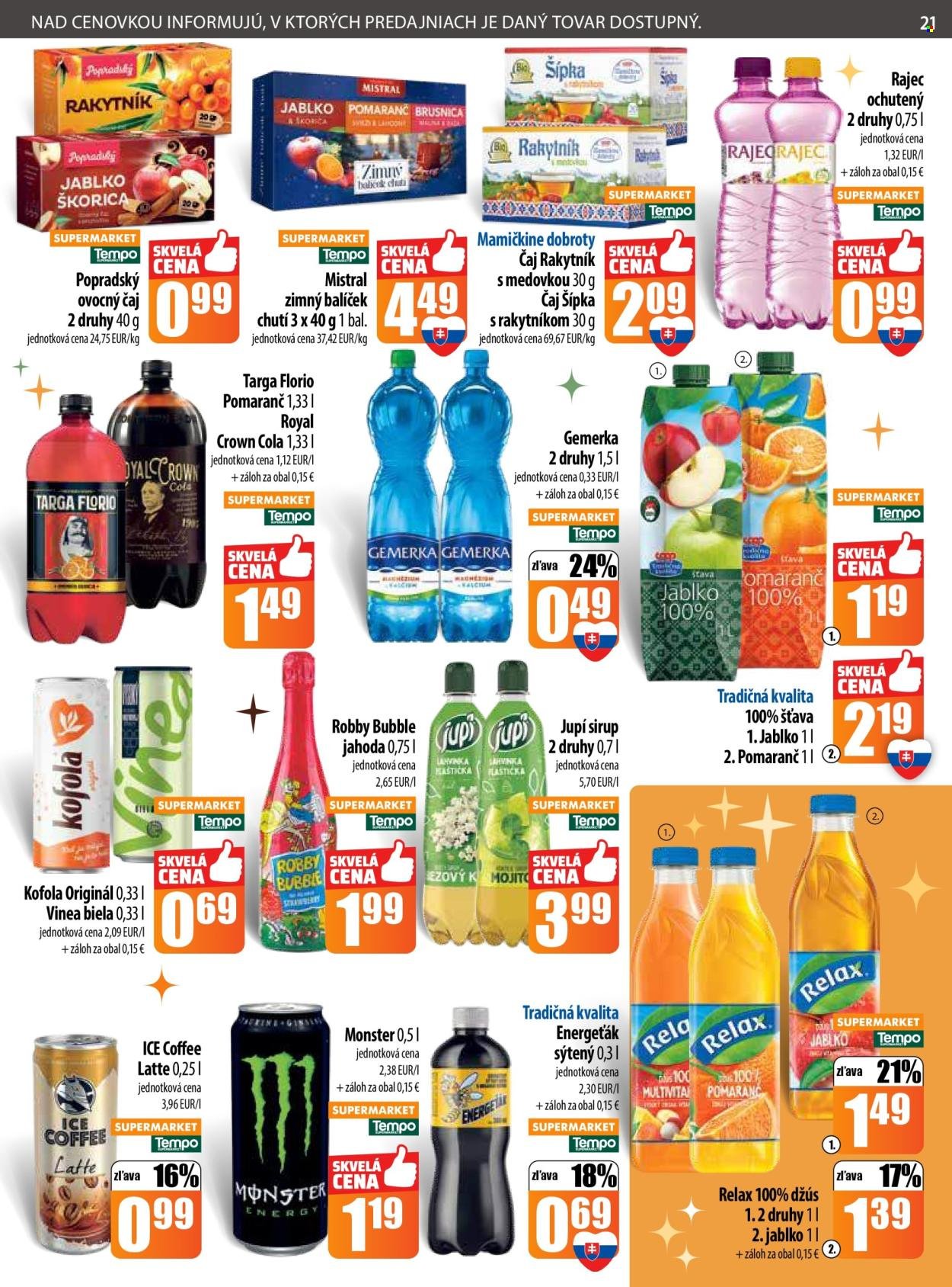 COOP JEDNOTA leták - Od pondelka 22.12.2025 (2025-12-22 - 2025-12-31) | 21