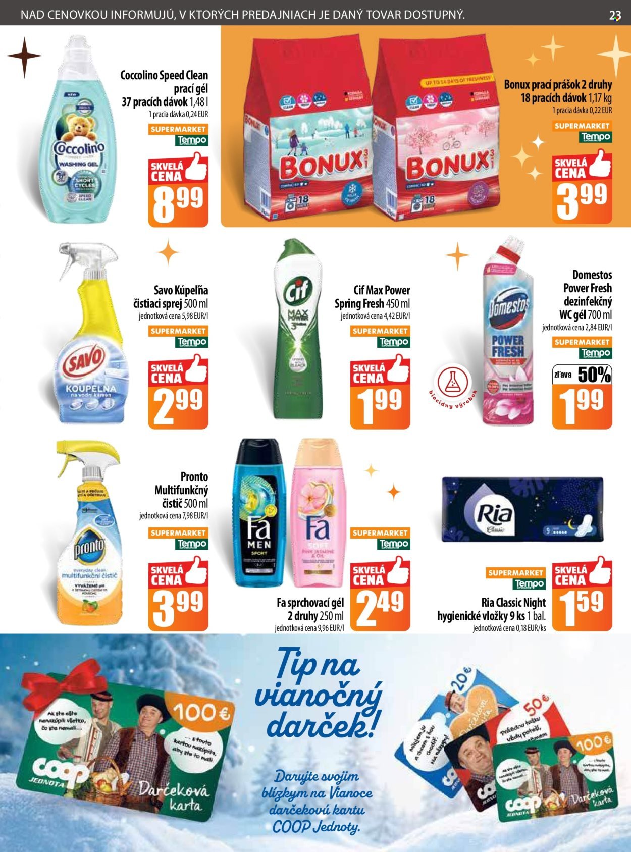 COOP JEDNOTA leták - Od pondelka 22.12.2025 (2025-12-22 - 2025-12-31) | 23