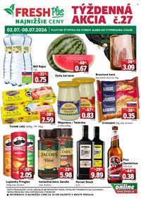 FRESH leták - Týždenná akcia