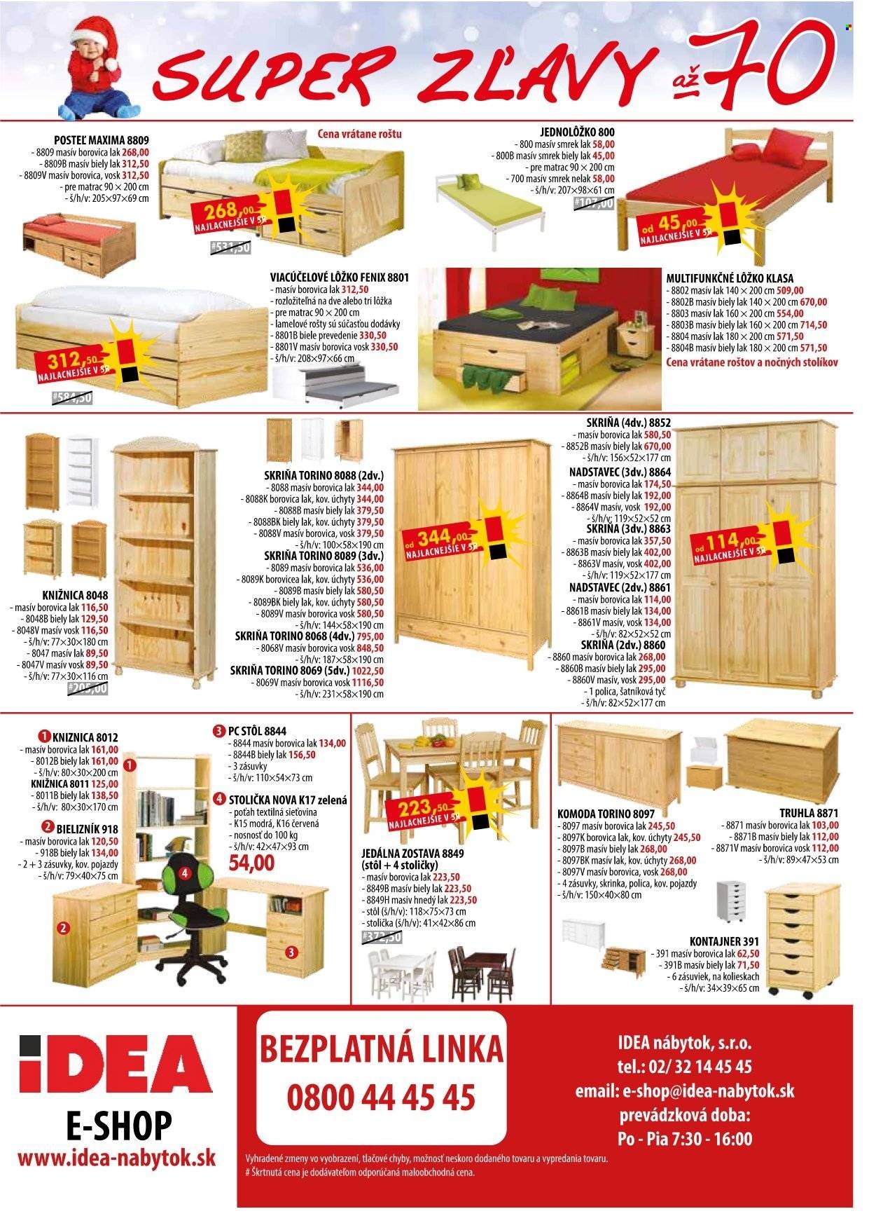 IDEA NÁBYTOK leták - Od soboty 15.11.2025 (2025-11-15 - 2025-11-30) | 4