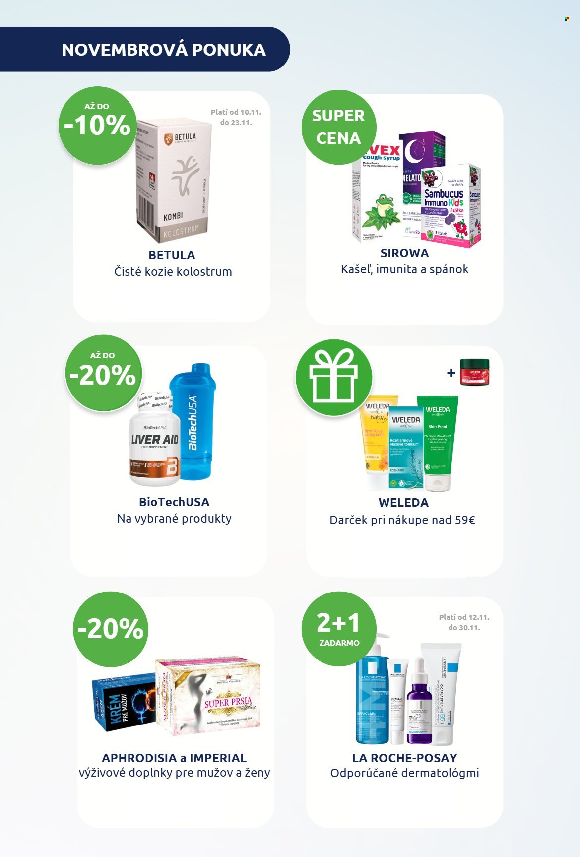 BENU LEKÁREŇ leták - Od soboty 1.11.2025 (2025-11-01 - 2025-11-30) | 2