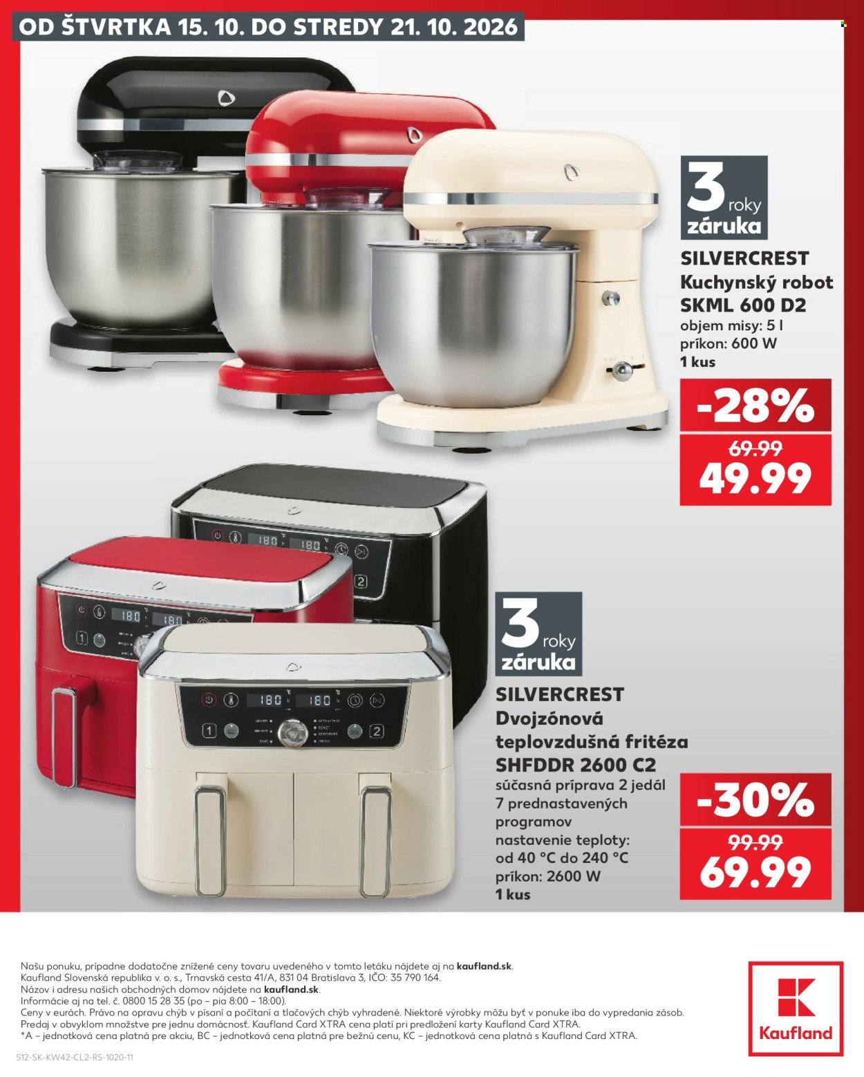 KAUFLAND leták - Od štvrtka 15.10.2026