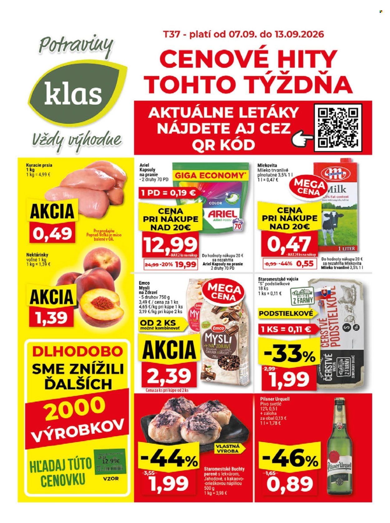KLAS leták - Od pondelka 7.9.2026