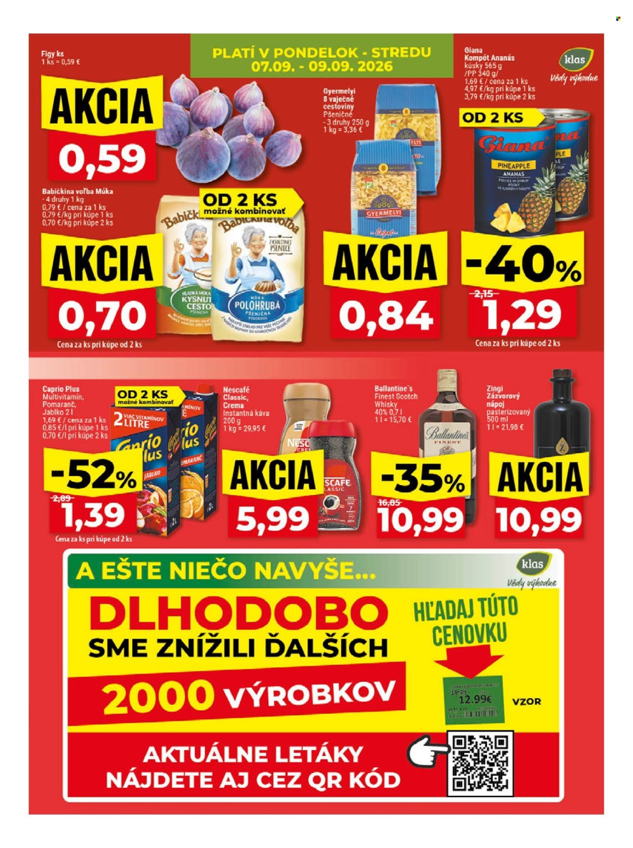 KLAS leták - Od pondelka 7.9.2026