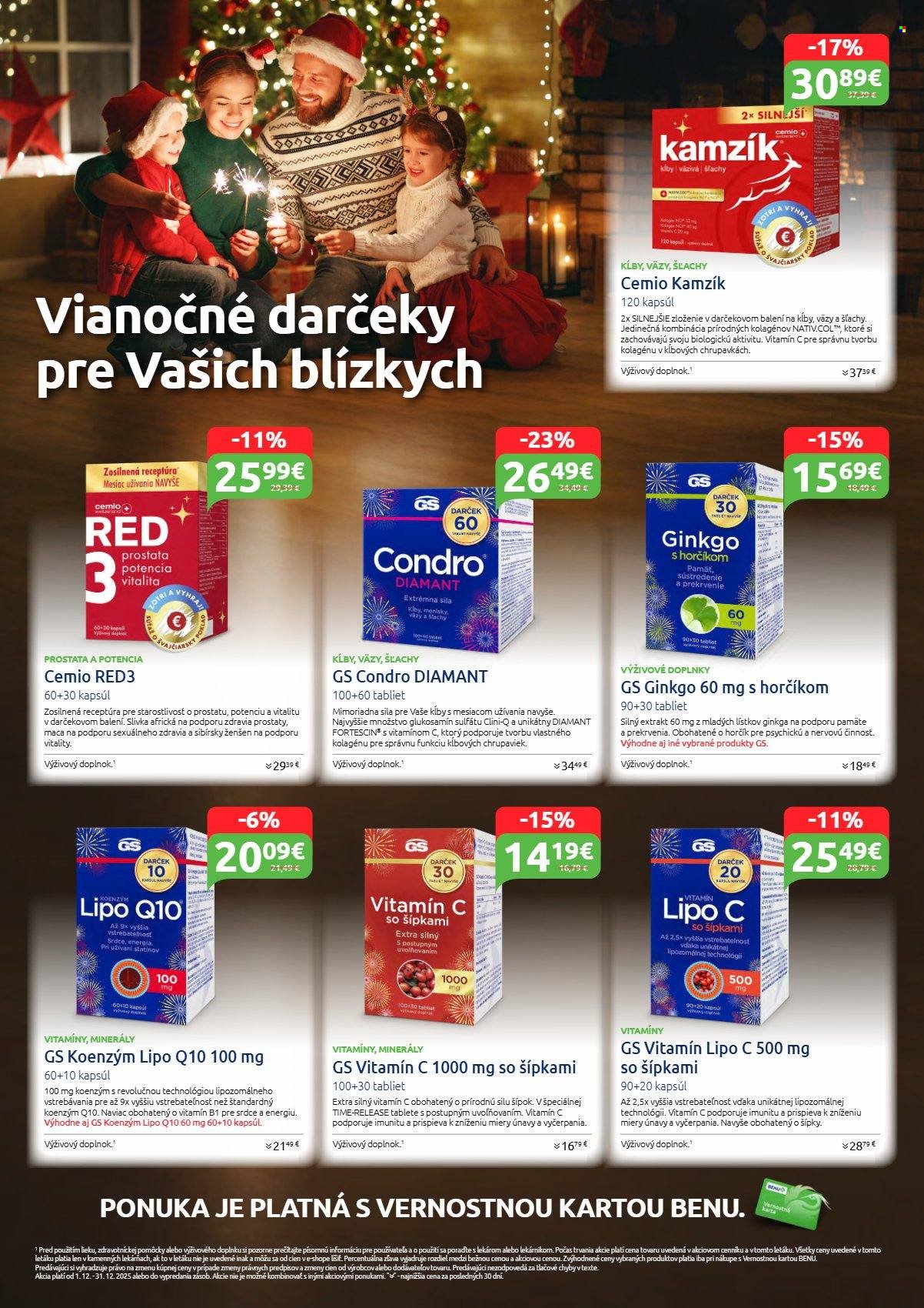 BENU LEKÁREŇ leták - Od pondelka 1.12.2025 (2025-12-01 - 2025-12-31) | 4