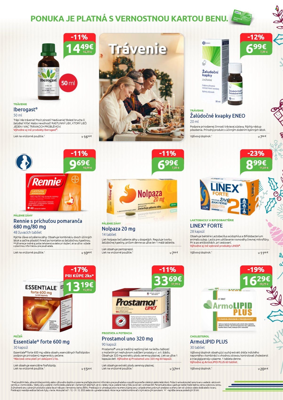BENU LEKÁREŇ leták - Od pondelka 1.12.2025 (2025-12-01 - 2025-12-31) | 5