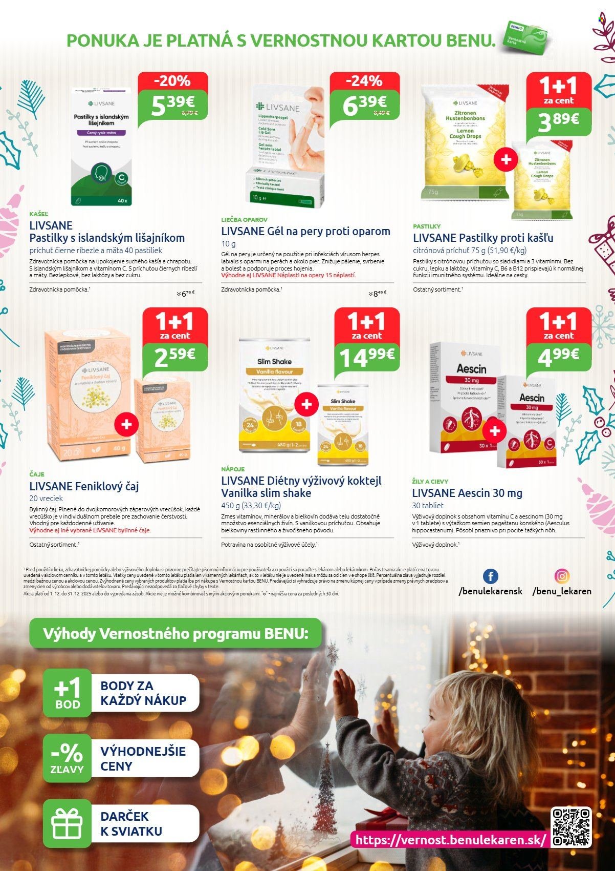 BENU LEKÁREŇ leták - Od pondelka 1.12.2025 (2025-12-01 - 2025-12-31) | 8